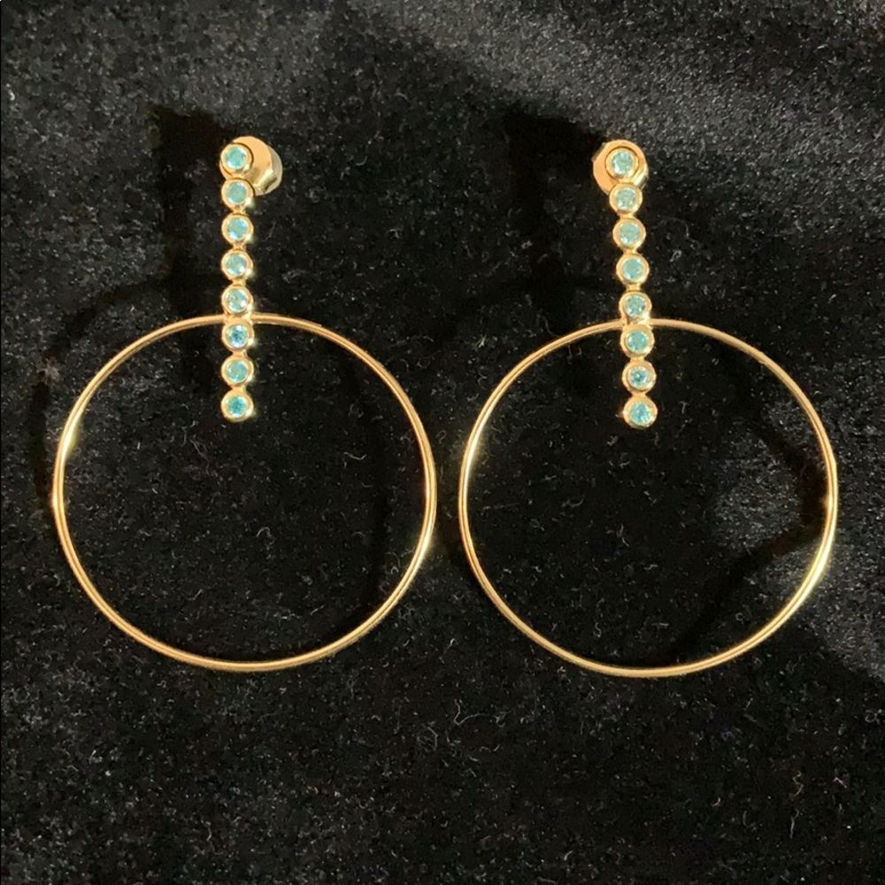 Argento vivo cz earrings